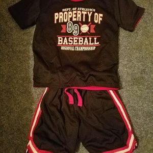 Baseball short and short's
